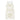 Runic Elegance Vegvísir Bodycon-Kleid Gold-Weiß – Weiß – Frontansicht