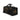 Huginn & Muninn Weekender Reisetasche – Schwarz/Gold – Ansicht links vorne mit Nyrra-Design Wortmarke