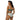High-Waist-Bikini Porzellan – Seitenansicht hinten links