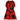 Bold Blossom Blumen-Kleid Rot-Schwarz – Weiß – Ansicht 10