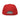 Nyrra Merch Flat Bill-Cap High-Profile mit grünem Schirm – Rot – Rückansicht