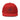 Nyrra Merch Flat Bill-Cap High-Profile mit grünem Schirm – Rot – Frontansicht