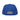 Nyrra Merch Flat Bill-Cap High-Profile mit grünem Schirm – Royalblau – Rückansicht
