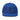 Nyrra Merch Flat Bill-Cap High-Profile mit grünem Schirm – Royalblau – Frontansicht