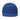 Nyrra Merch Flat Bill-Cap High-Profile mit grünem Schirm – Royalblau – Frontansicht