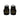 High-Top Sneaker Brilliant Move von hinten, goldenes Schachbrett an der Ferse, schwarze Sohle