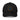 Nyrra Merch Bio-Dad-Cap Basic aus 100 % Bio-Baumwolle – Schwarz – Frontansicht