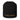 Nyrra-Design Bio-Logo Beanie Wintermütze – Schwarz – Frontansicht