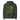 Jammerlappen „Schön herumhängen“ Weihnachts-Hoodie – Bottle Green – Rückansicht