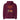 Jammerlappen „Der frühe Vogel kann mich im Dezember mal!“ Weihnachts-Hoodie – Burgundy – Rückansicht
