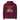 Jammerlappen „Pssst – leise! Ich bin gerade besinnlich.“ Weihnachts-Hoodie – Burgundy – Rückansicht