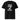 Mehr Hund, weniger Menschen Hunde T-Shirt – Schwarz – Frontansicht