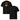 Jammerlappen „Schokolade im Adventkalender“ Weihnachts-T-Shirt – Schwarz – Rücken- und Vorderansicht