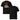 Jammerlappen „Nie zu viele Weihnachtskekse“ Weihnachts-Shirt – Schwarz – Vorder- und Rückansicht