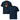 Jammerlappen „Schokolade im Adventkalender“ Weihnachts-Shirt – French Navy – Vorder- und Rückansicht