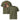 Jammerlappen „Happy whatever!“ Weihnachts-Shirt – Khaki – Vorder- und Rückansicht