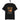 schwarzes T-Shirt mit Spruch veni vidi violini ich kam sah und vergeigte, Illustration einer zerbrochenen Geige mit Pi-Zeichen