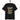 schwarzes T-Shirt mit Aufdruck nach der stvo zu fahren ist wie flirten kann ich nicht, Auto und Figur mit Sonnenbrille