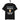schwarzes T-Shirt mit Spruch ich kann nur eine person pro tag zufriedenstellen du bist es heute nicht, Comic-Mädchen mit genervtem Blick