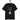 schwarzes T-Shirt mit Text selig sind die die arm im Geiste in beige, Engelszeichnung mit Heiligenschein darunter