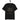 schwarzes T-Shirt mit barockem Spruch uriniere er sich hinfort der ungewollte Sproß einer Dirne, Zierrahmen in Goldoptik