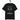 schwarzes T-Shirt mit Spruch ich kann dumme Menschen sehen, weiße Schrift, blaues stilisiertes Gesicht mit Augen und Mund
