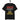 schwarzes T-Shirt mit englischem Spruch anger management nah idiot control, farbige Betonung auf anger in rot und idiot control in gelb