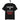 schwarzes T-Shirt mit Spruch liebe Mama danke dass du mich nicht geschluckt hast und rotem Muttertag-Text, Spermien-Emoji, ohne QR-Code