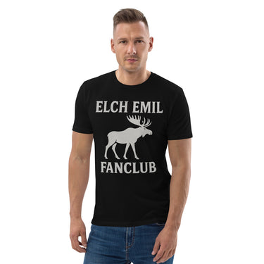 Elch Emil Fanclub Shirt T-Shirt – Schwarz – Frontansicht