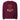 Jammerlappen „Vanille-Kipferl oder Linzer Auge?“ Weihnachts-Pullover – Burgundy – Rückansicht