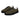 Damen Lace-Up Sneaker Art déco von links vorne, Plakette powered by Nyrra-Design mit Goldrand