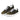 Damen Lace-Up Sneaker Goldranke Seitenansicht links, Rosetten-Raster, Goldranke und Plakette