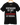 Schwarzes T-Shirt mit weiß-rotem Schriftmotiv „Vertrauen ist gut. 😉 Sarkasmus ist besser.“ – Kollektion Sarkasmus, humorvolles Statement-Shirt für Alltag und Freizeit.