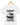 Weißes T-Shirt mit schwarzer Grafik einer modernen Elektrolokomotive und dem Spruch „Gebaut um Grenzen zu überwinden“ – Kollektion Eisenbahn Weiß, Statement-Shirt für Eisenbahner und Zugfans.