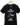 Schwarzes T-Shirt mit weißer Grafik eines modernen Triebzugs und dem Spruch „Die Zukunft kann kommen“ – Kollektion Eisenbahn Schwarz, Statement-Shirt für Eisenbahner und Zugfans.