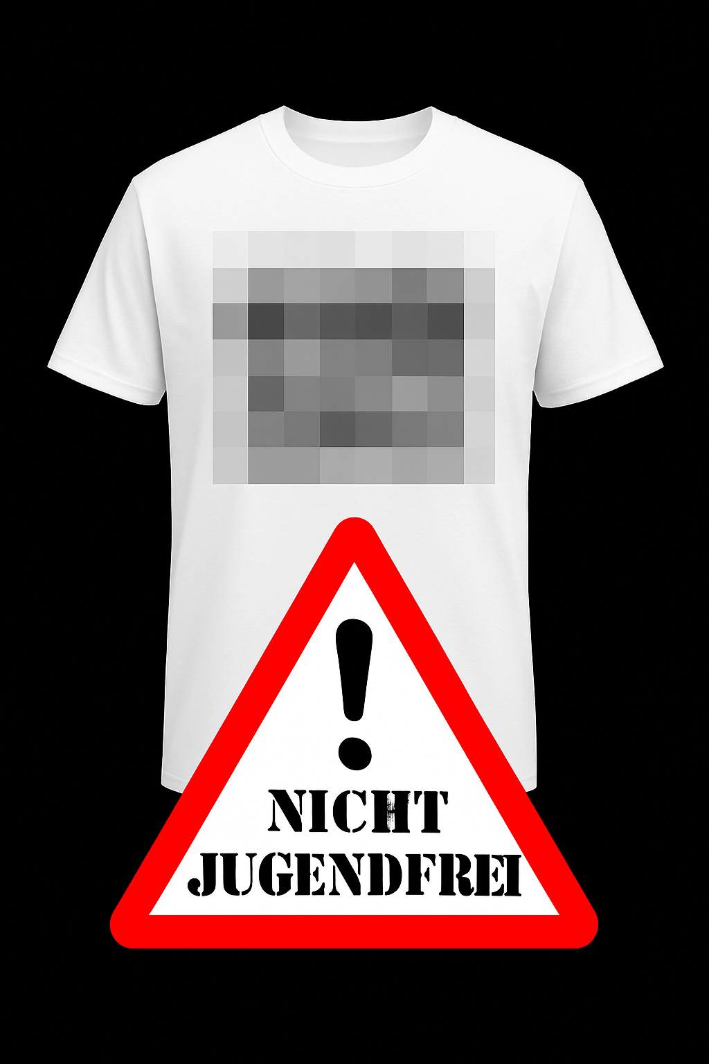 🔞 Explicit T-Shirts Weiß – Sauber im Stoff. Dreckig im Text.