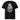 Tier-T-Shirt "Lazy but Cute" mit Panda-Illustration im Hoodie, Frontansicht