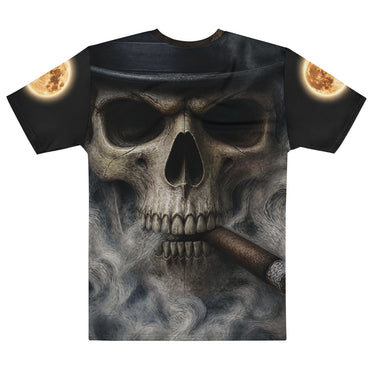 Der Gentleman Allover Skelett T-Shirt – Schwarz – Rückansicht