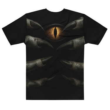 Umklammerung Allover Horror T-Shirt – Schwarz – Rückansicht