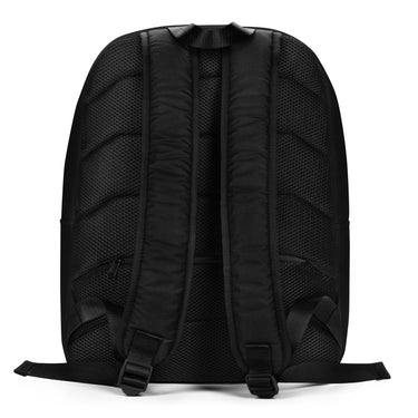 Rucksack LOW POWER MODE Rückseite, schwarzes Rückenpolster und gepolsterte Träger