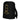 Rucksack LOW POWER MODE linke Seite, schwarz mit goldenem Druck vorne