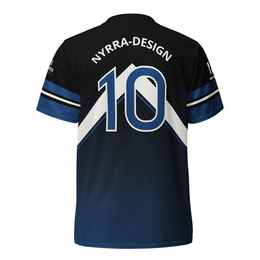 Teamwear-Trikot Musterkollektion Nr. 01 – Weiß – Rückansicht