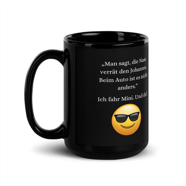 „Ich fahr Mini. Und du?“ – Tasse – Detailansicht