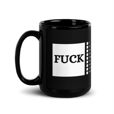 FUCK-Checkliste – Tasse – Detailansicht
