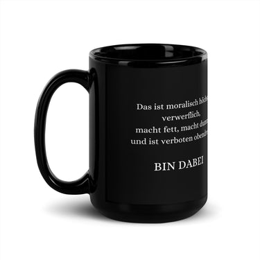 Bin dabei – Tasse – Detailansicht