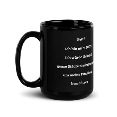 Nicht nett – Tasse – Detailansicht