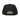 Nyrra Merch Flat Bill-Cap High-Profile mit grünem Schirm – Schwarz – Rückansicht