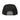 Nyrra Merch Flat Bill-Cap High-Profile mit grünem Schirm – Schwarz – Rückansicht