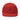 Nyrra Merch Flat Bill-Cap High-Profile mit grünem Schirm – Rot – Frontansicht