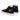 High-Top Sneaker HP linker Schuh von hinten, goldenes Pixelherz und powered by Nyrra-Design am Fersenfeld
